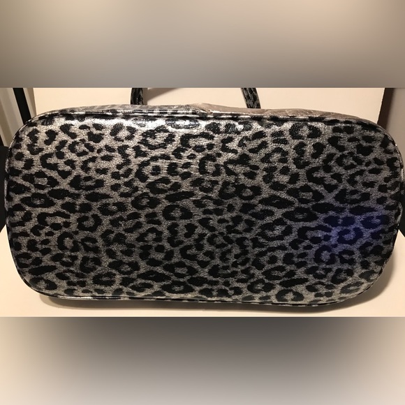 Vintage Womens ED HARDY Leopard Cheetah Love Kills Slowly Skull Shoulder Bag lv - Picture 8 of 12